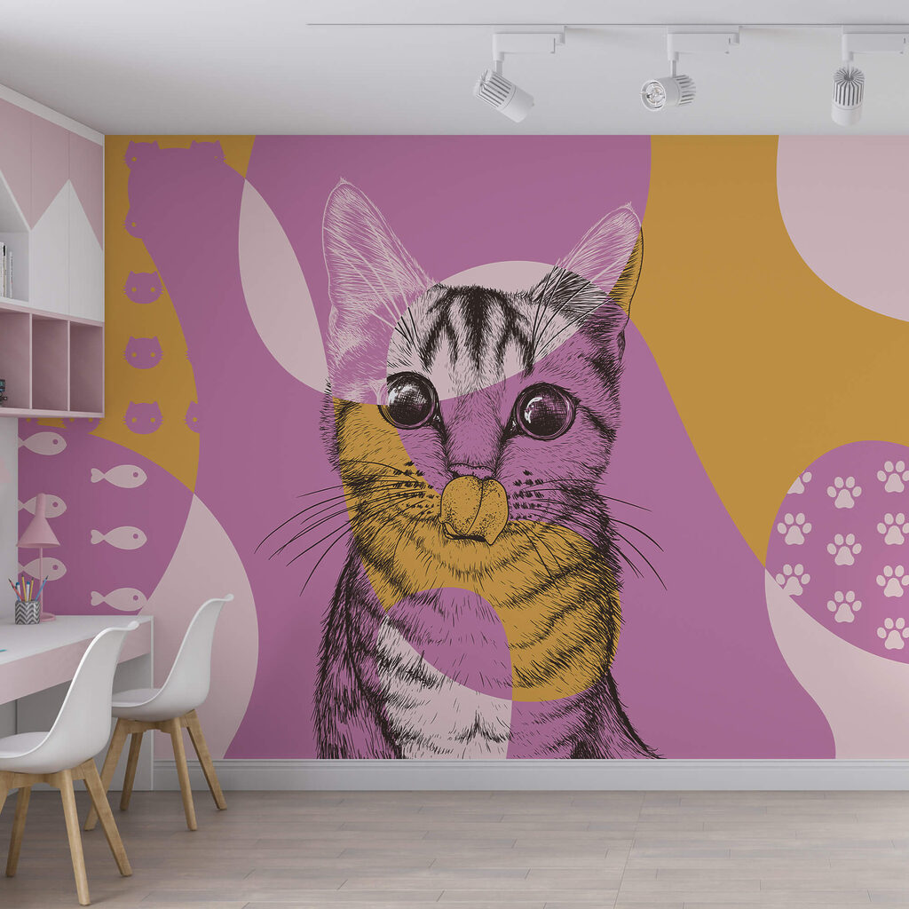 Katze mit Brille — Interieur 2