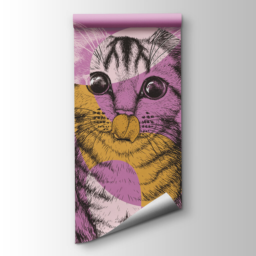 Katze mit Brille — Produktansicht