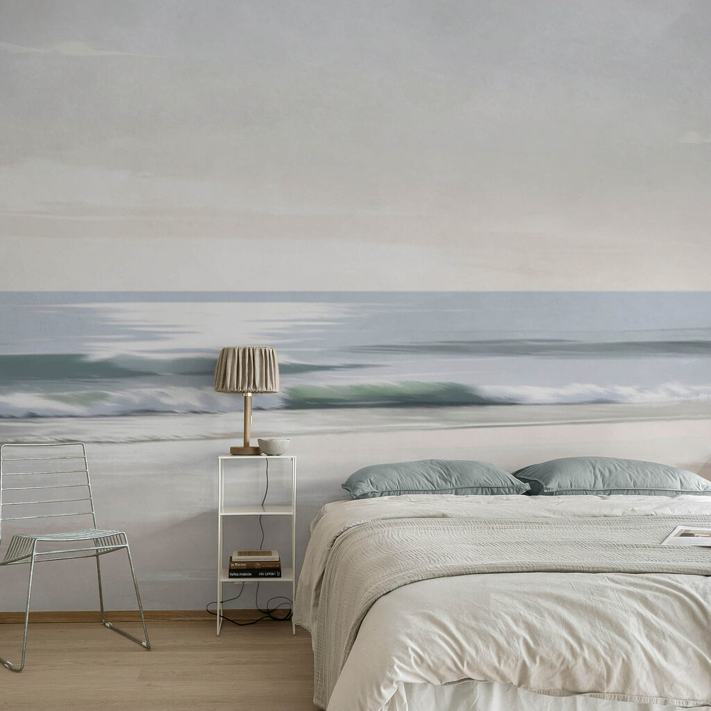 Ein Tag am Meer in einem Interieur