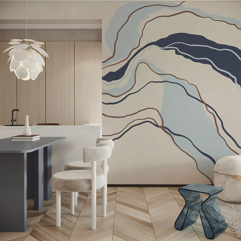 Fließende, ruhige Linien — Interieur 3