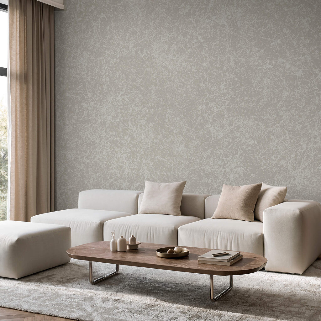 Fein gesprenkelte Fläche in einem Interieur