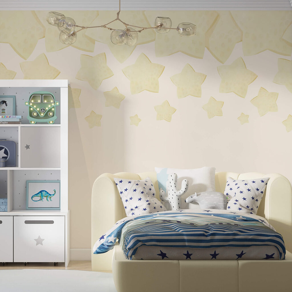Sterne auf Weiß — Interieur 2