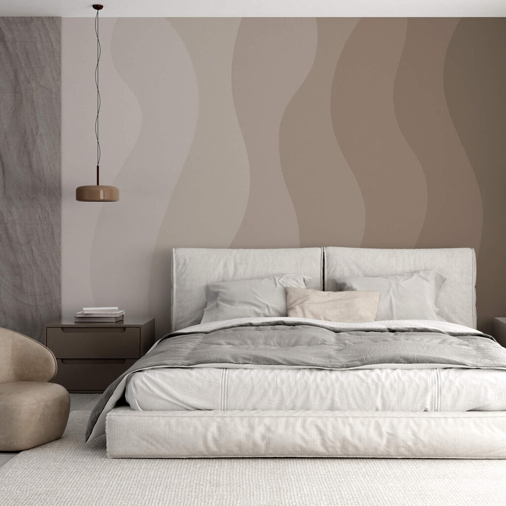 Wellen in sanften Farbschichten — Interieur 1