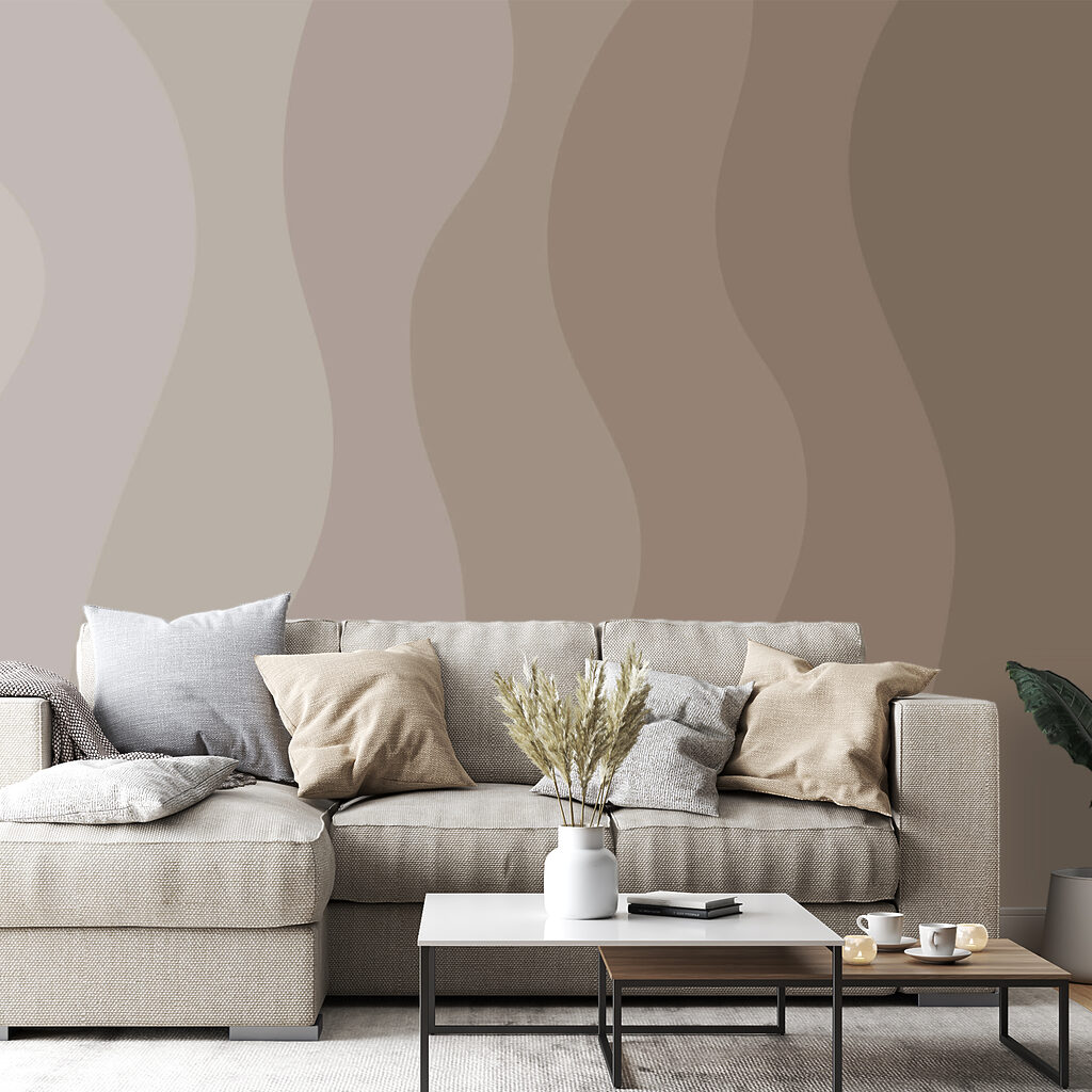 Wellen in sanften Farbschichten — Interieur 2