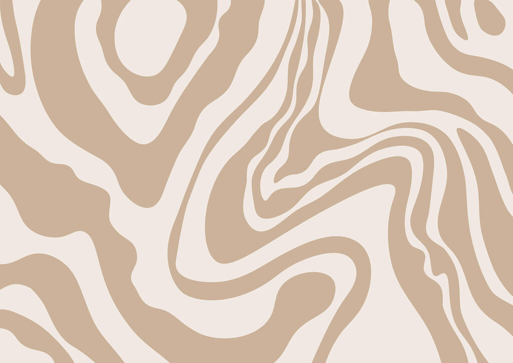 Weiß-braune Schwünge — ganzes Design