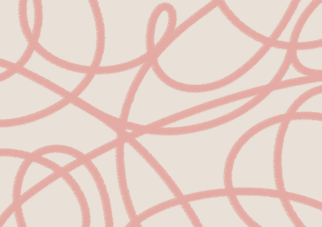 Rosa Schleifen — ganzes Design