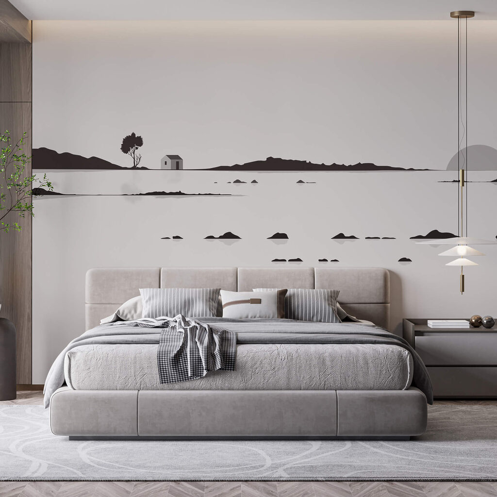 Ufer unter blasser Sonne — Interieur 1