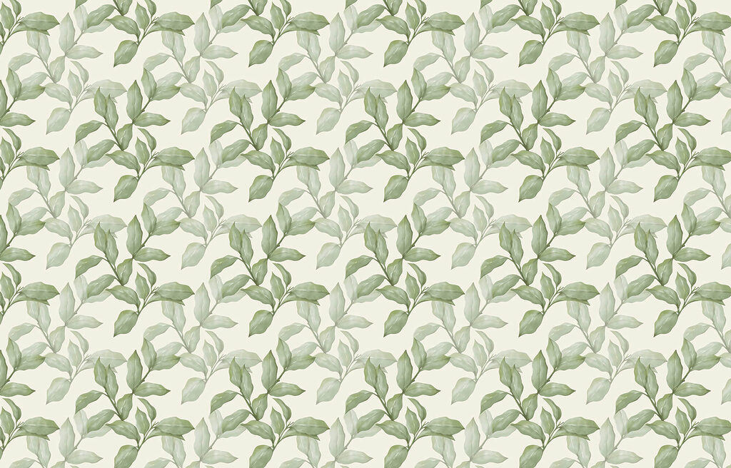 Diagonale Blattzweige — ganzes Design