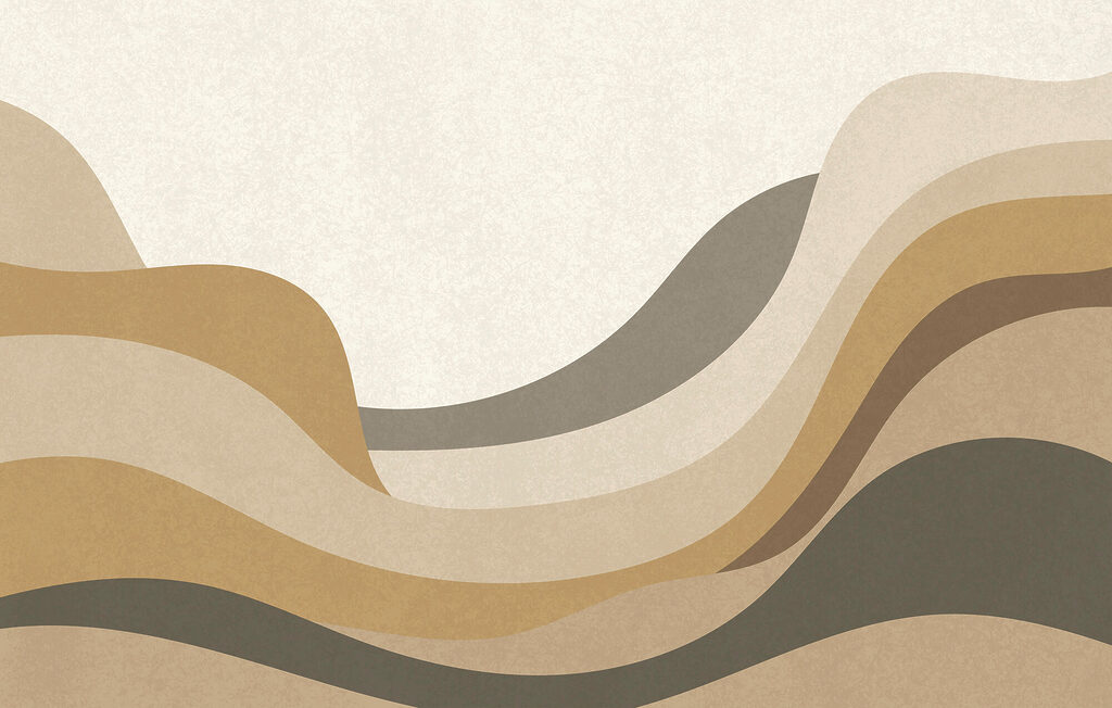 Landschaft aus Wellen — ganzes Design