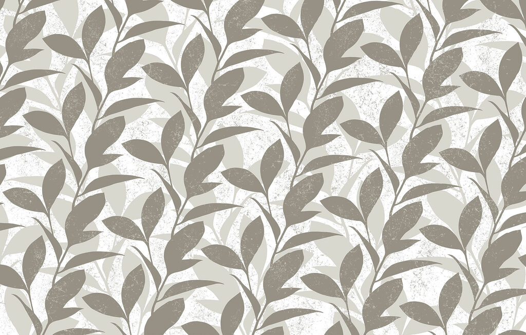 Blättchen in fortlaufendem Rhythmus — ganzes Design
