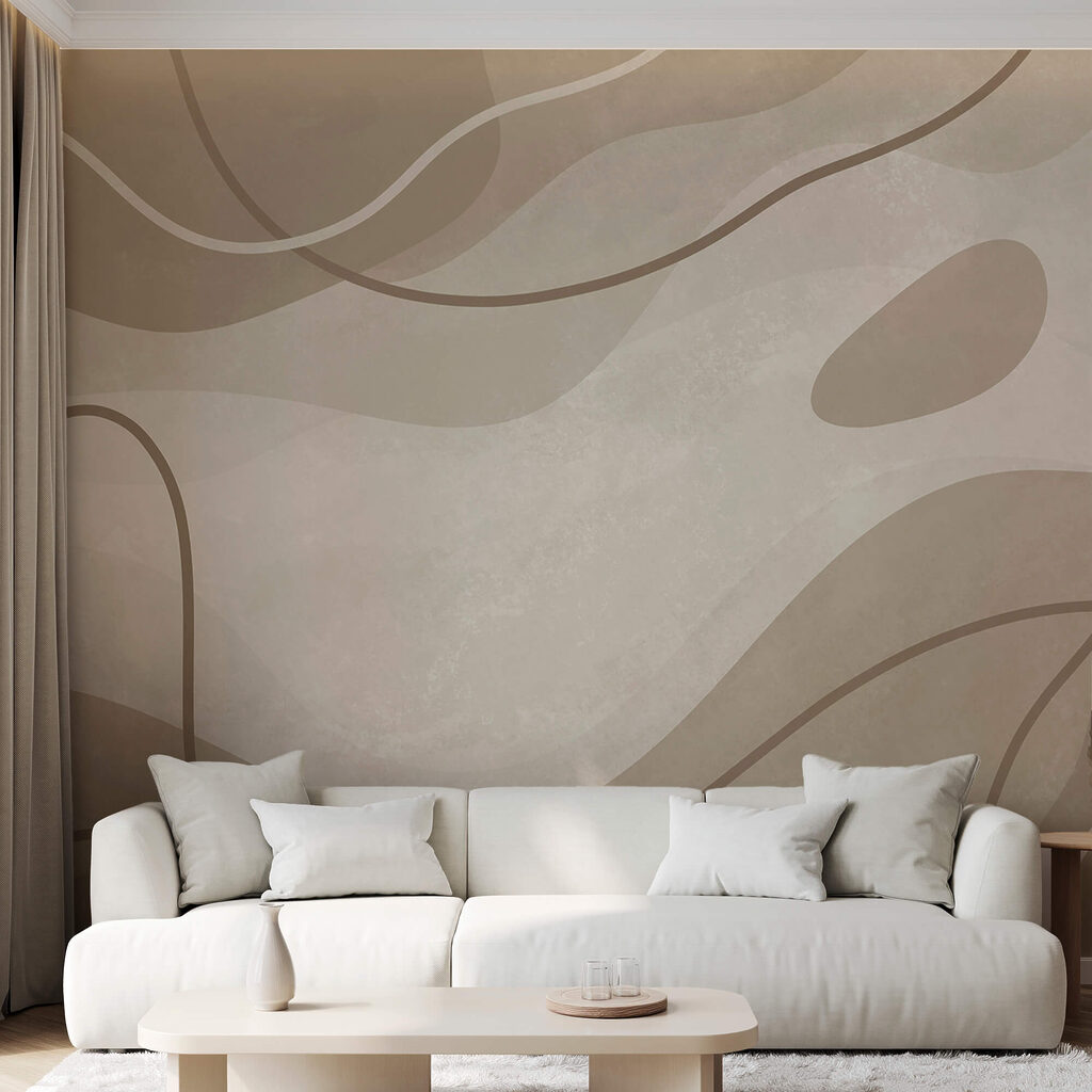 Mäandernde Linien in einem Interieur