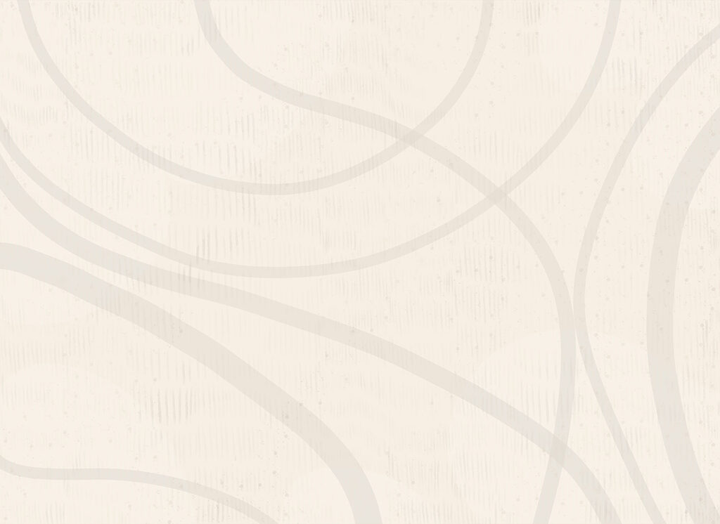 Geschwungene Linien auf Weiß — ganzes Design