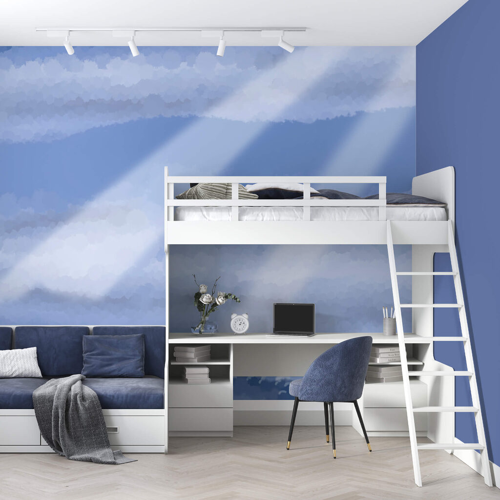 Lichtstrahlen durch Wolken — Interieur 1