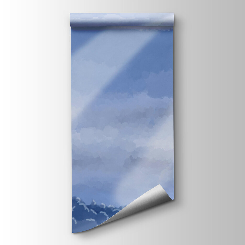 Lichtstrahlen durch Wolken — Produktansicht