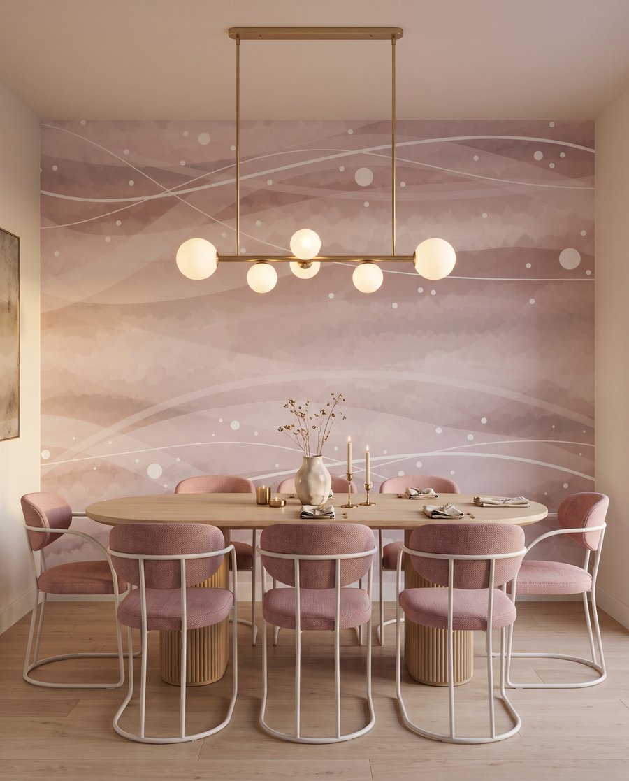 Lichtpunkte auf fließenden Schleiern — Interieur 4
