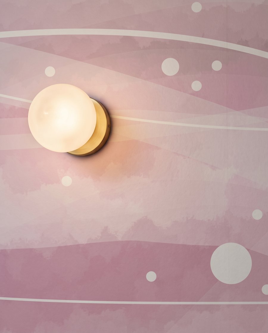 Lichtpunkte auf fließenden Schleiern — Detail
