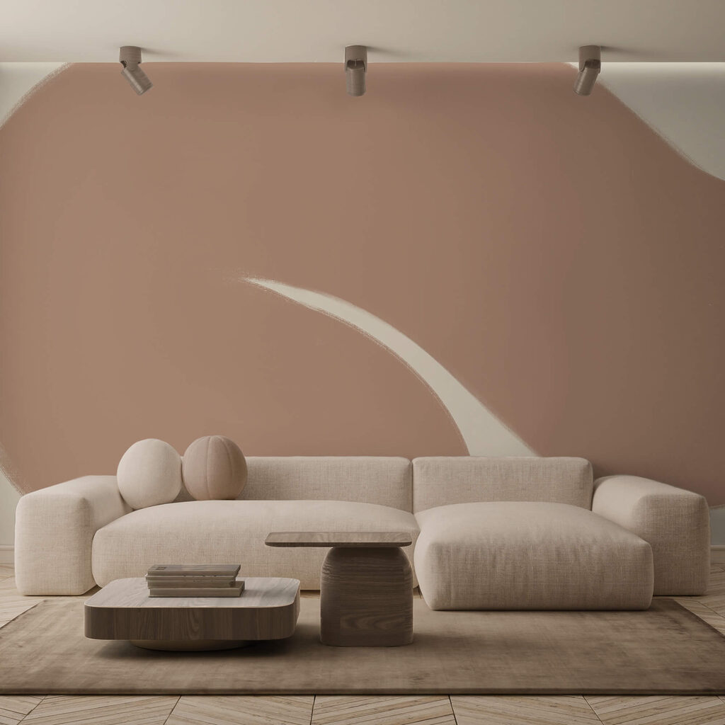 Sanfte Kurve in einem Interieur