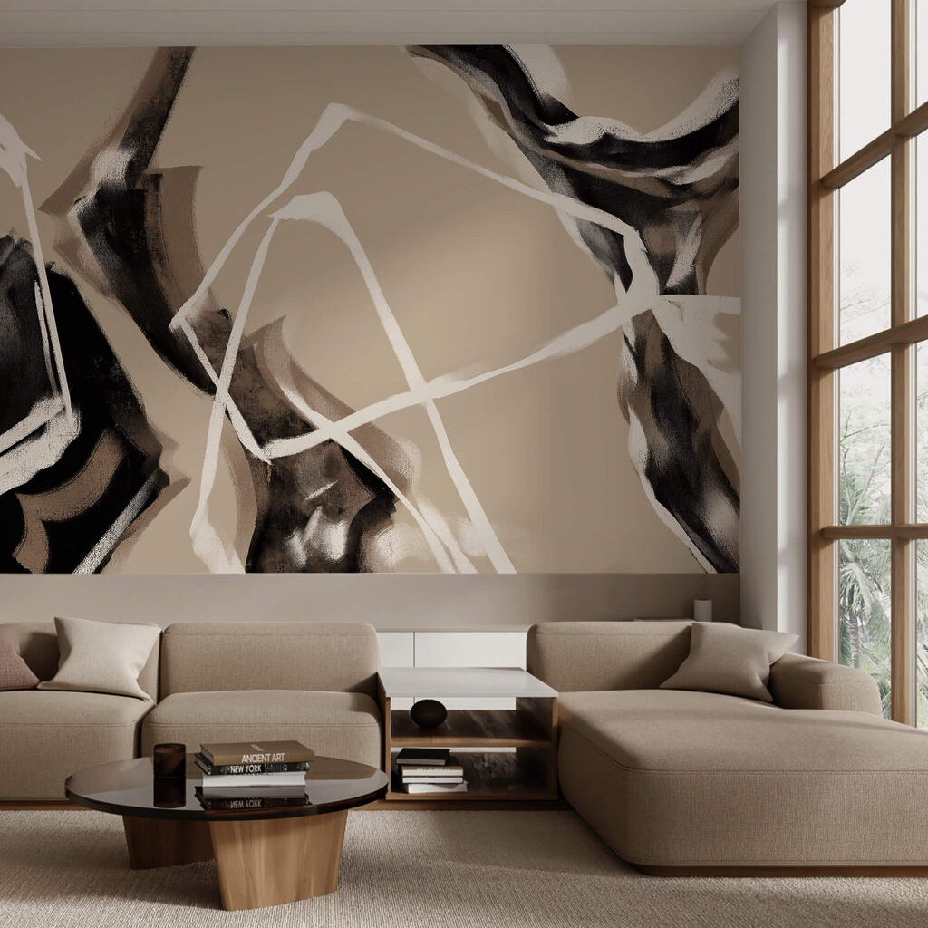Lockere Pinselstriche in einem Interieur