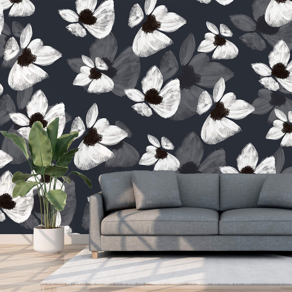 Wiederkehrende weiße Blüten — Interieur 1