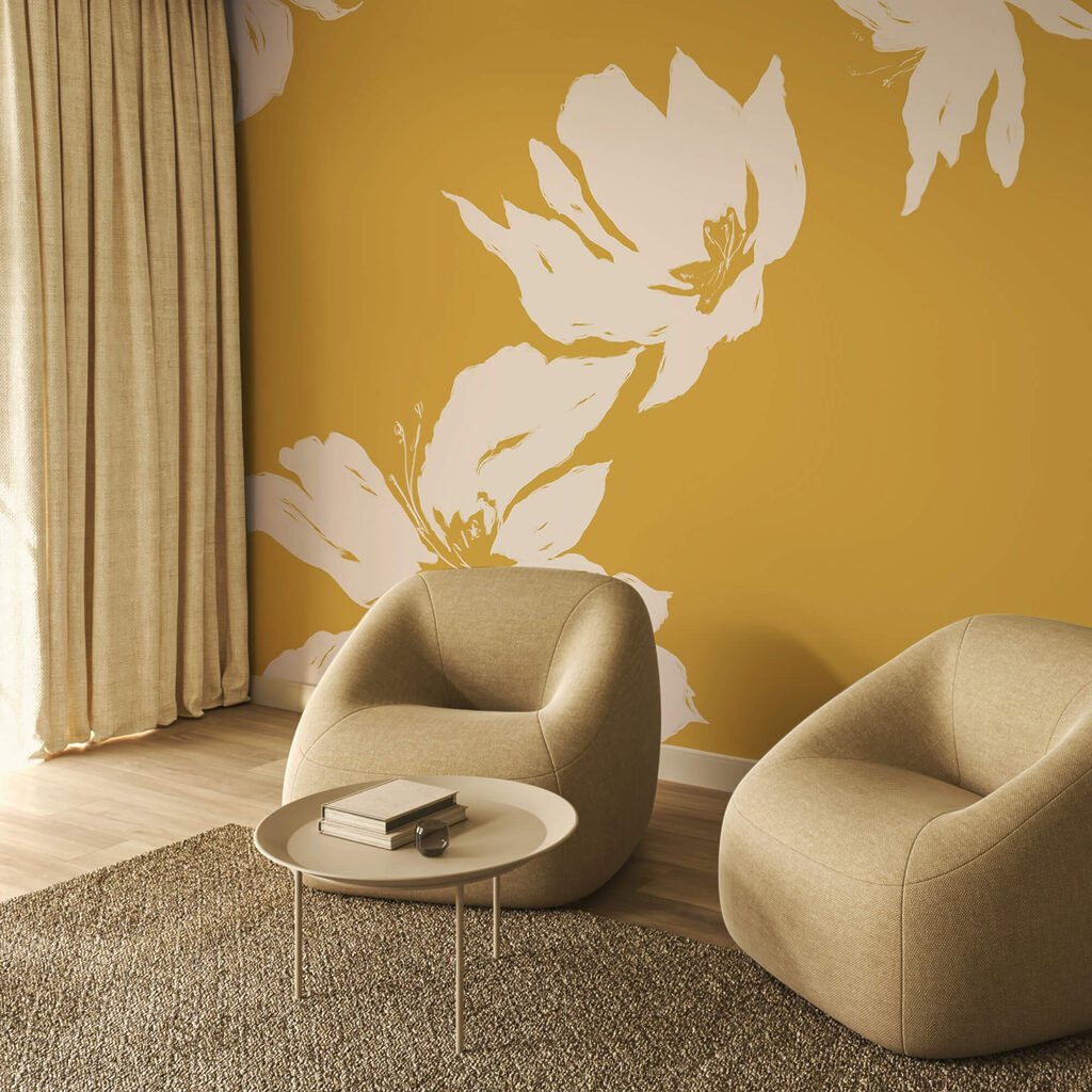 Blüten als Silhouetten — Interieur 2