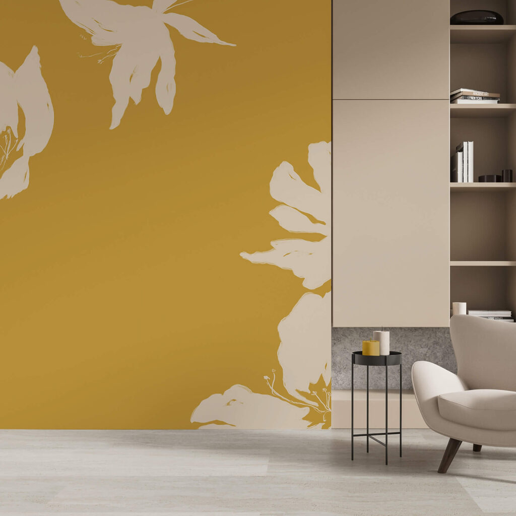 Blüten als Silhouetten — Interieur 3