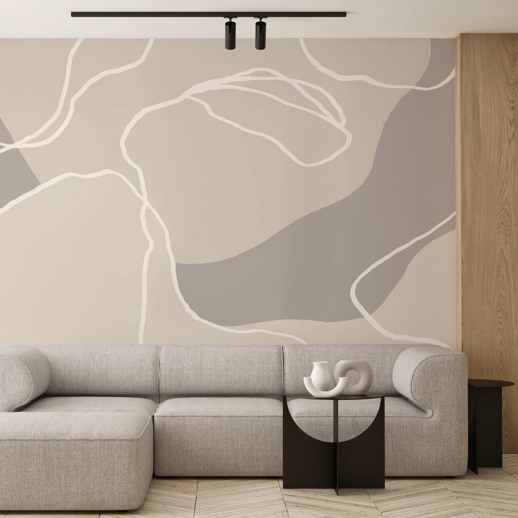 Linien über runden Flächen — Interieur 1