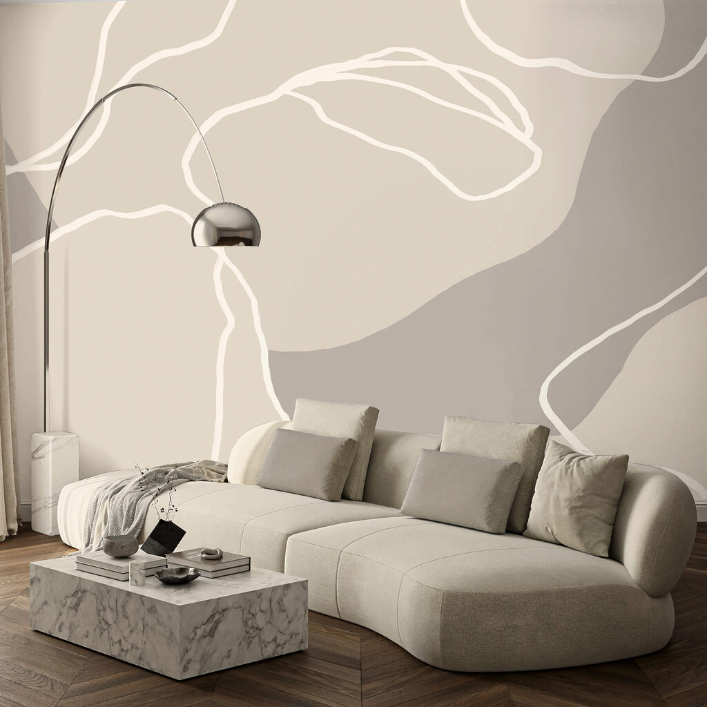 Linien über runden Flächen — Interieur 2