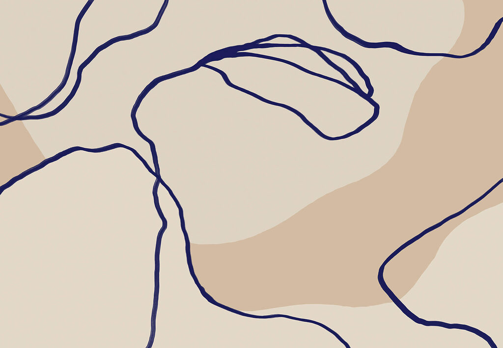 Linien über runden Flächen — ganzes Design