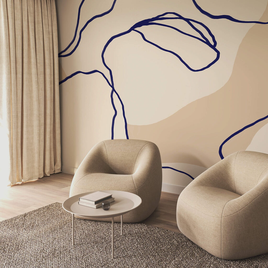 Linien über runden Flächen — Interieur 2