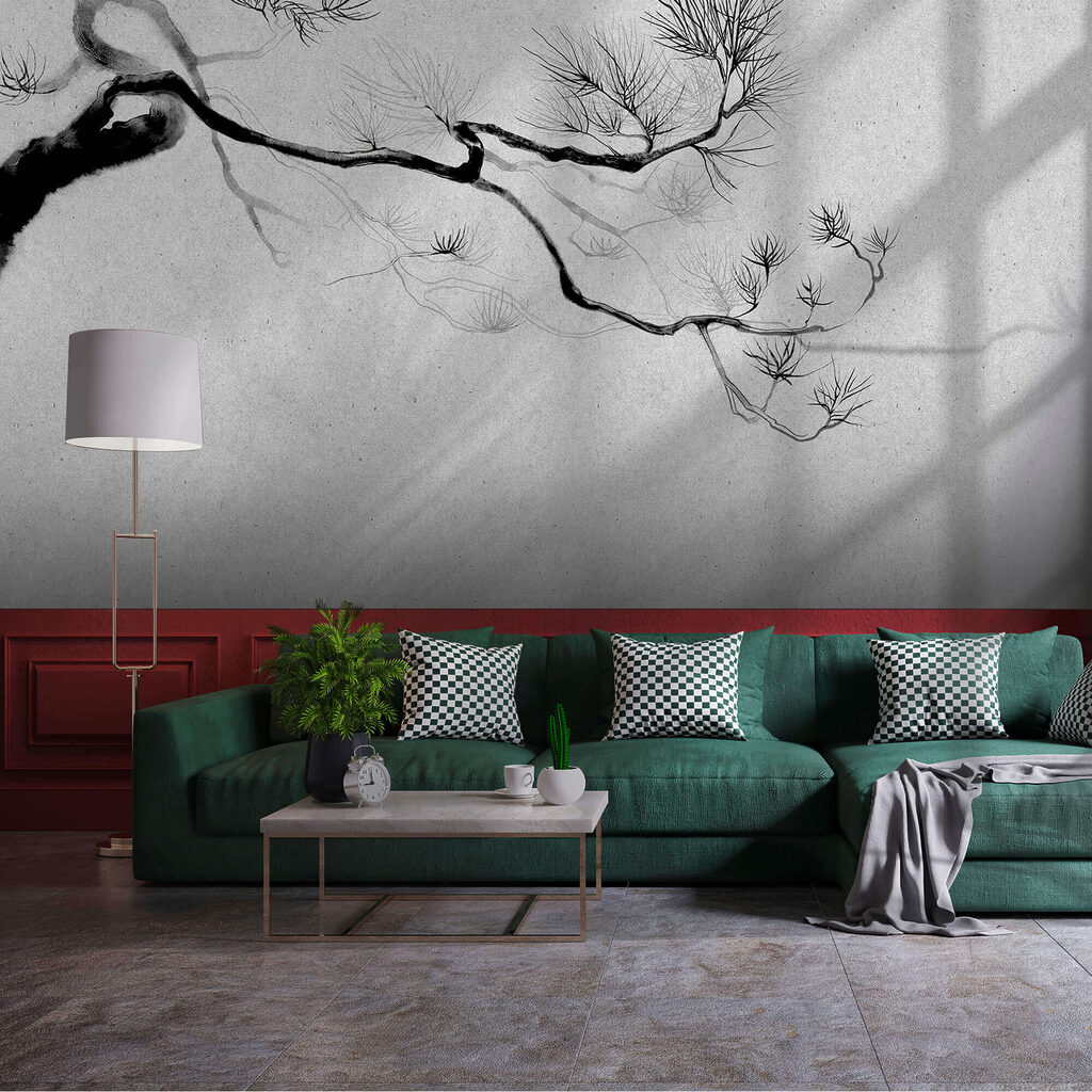 Zweig mit feinen Nadeln — Interieur 1