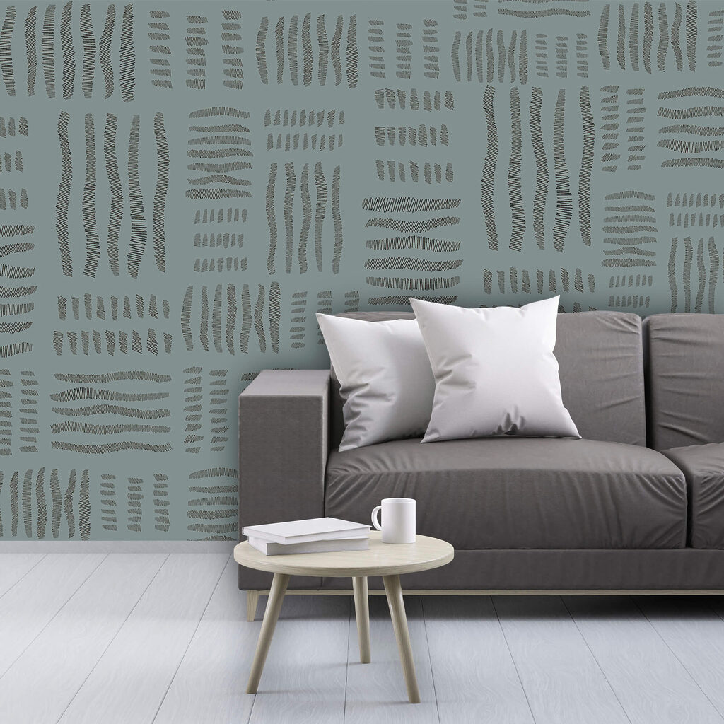 Gerade und wellige Striche — Interieur 2