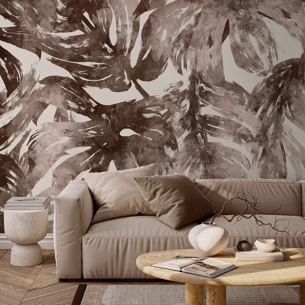 Blattwerk in Erdtönen — Interieur 2