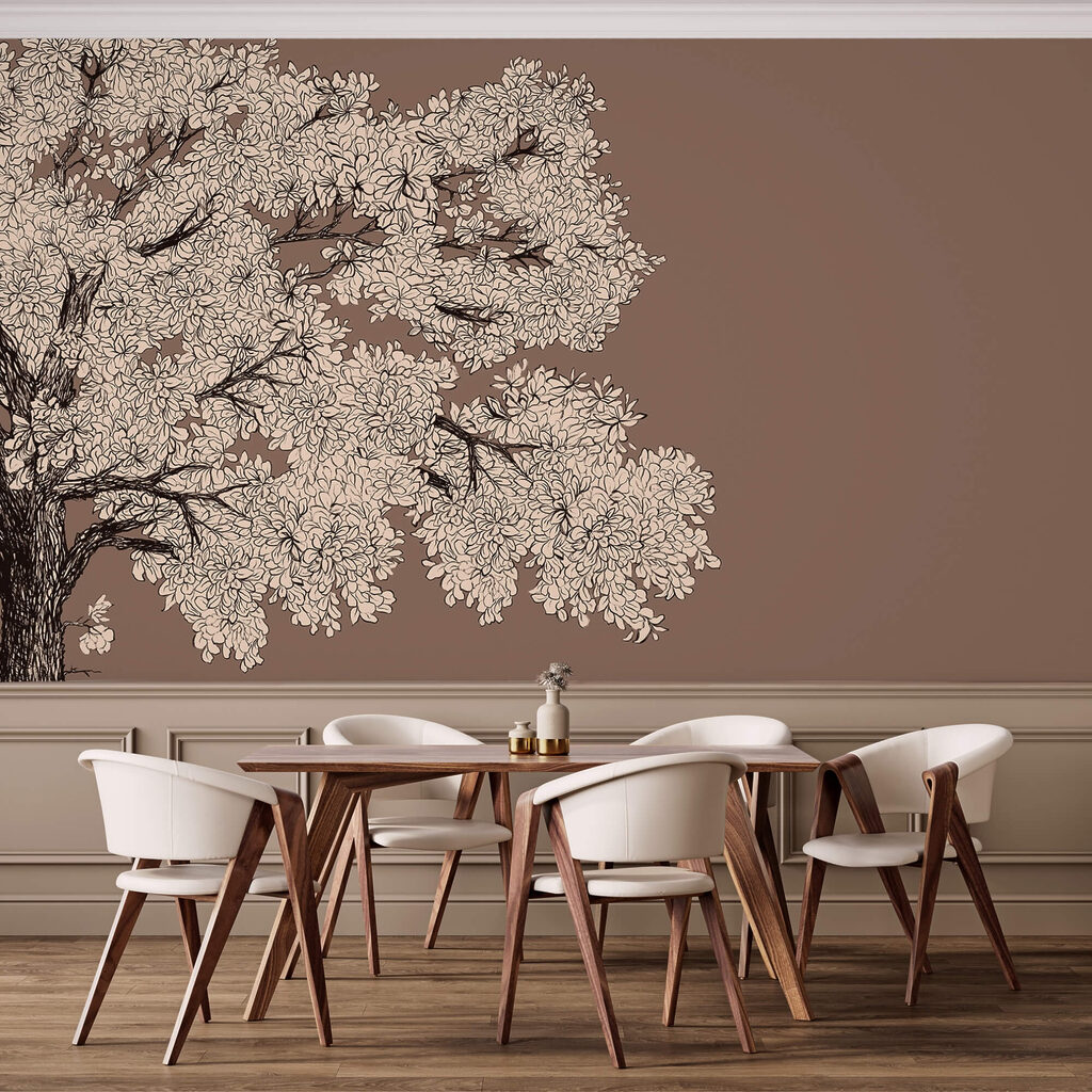 Baum in weißer Blüte — Interieur 2