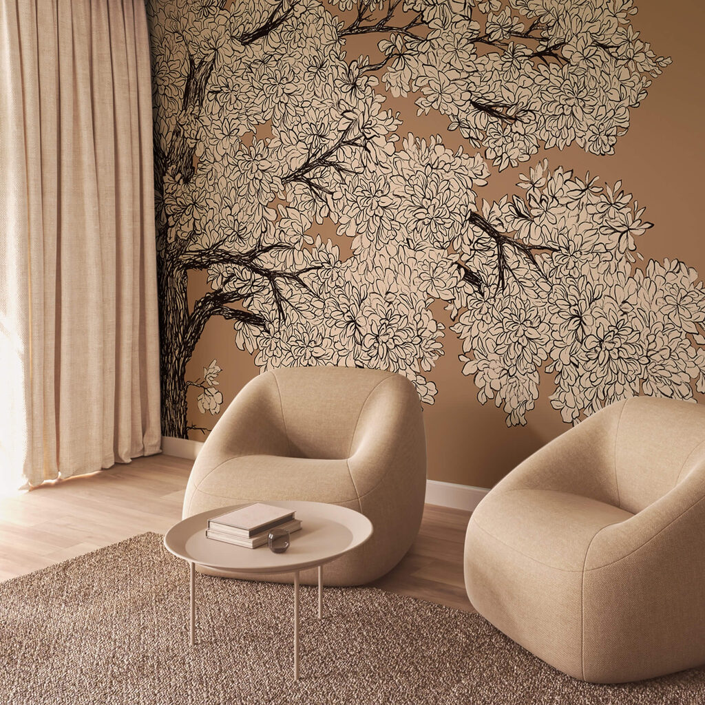 Baum in weißer Blüte — Interieur 2