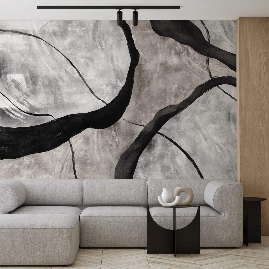 Äste in Schwarz-Weiß — Interieur 1