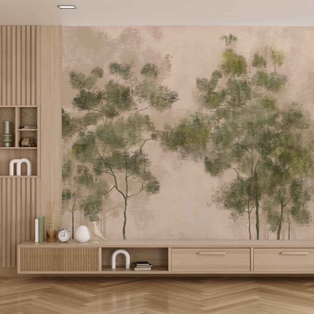 Bäume mit grünen Kronen — Interieur 1