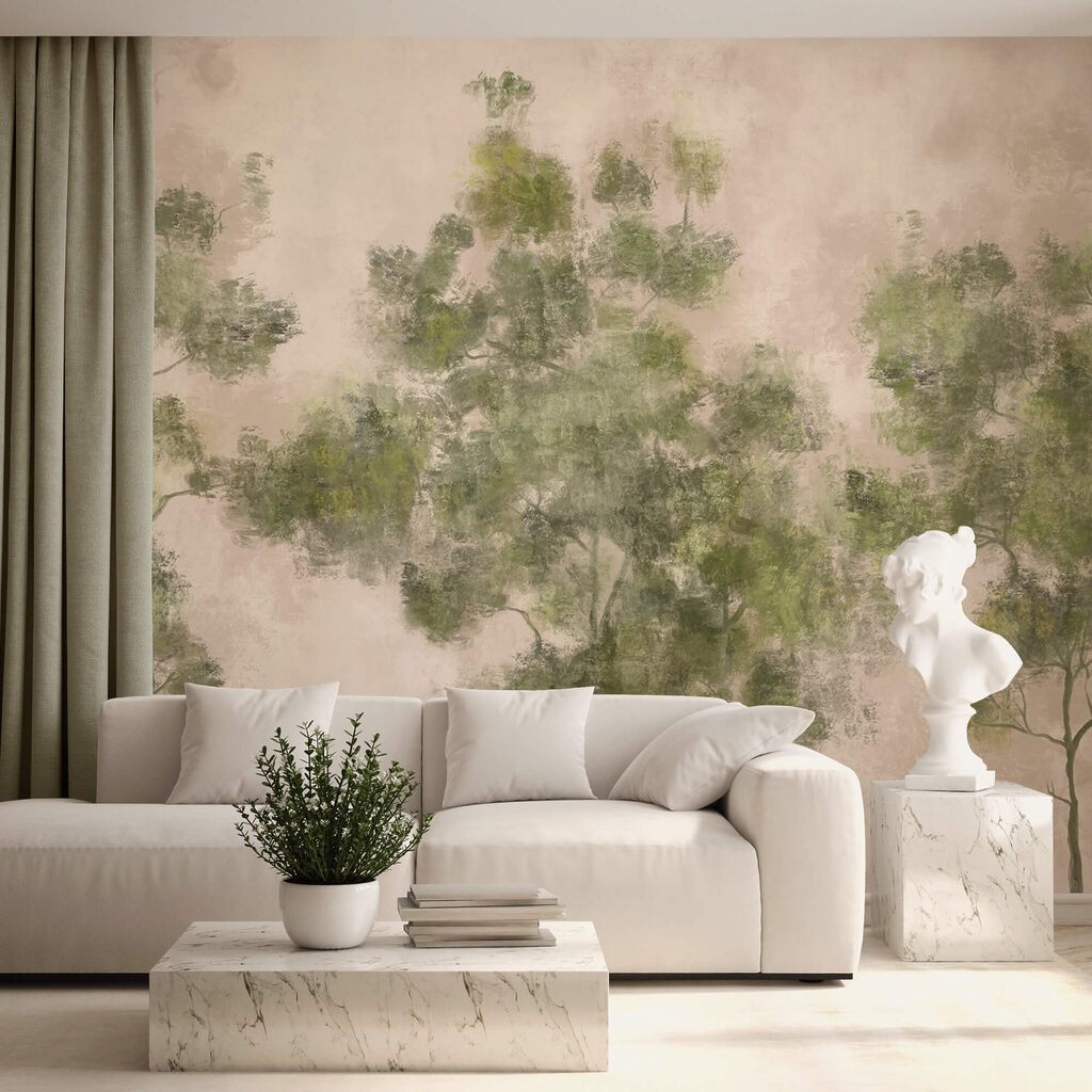 Bäume mit grünen Kronen — Interieur 3