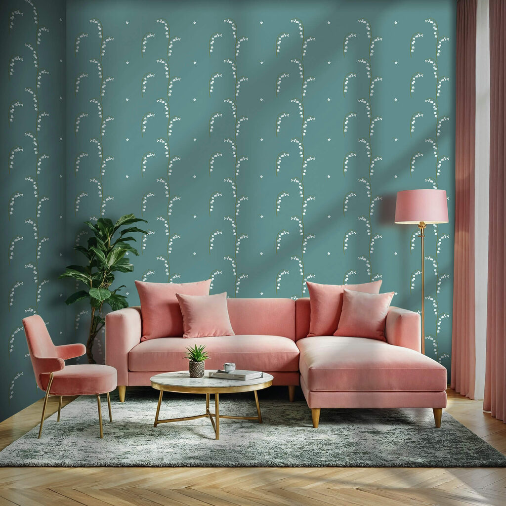 Weiße Wellenranken — Interieur 1