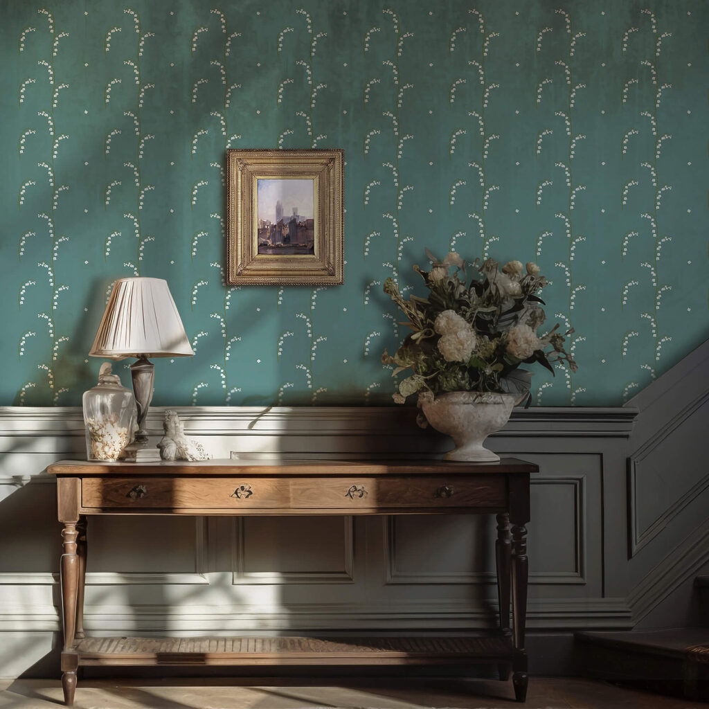Weiße Wellenranken — Interieur 3