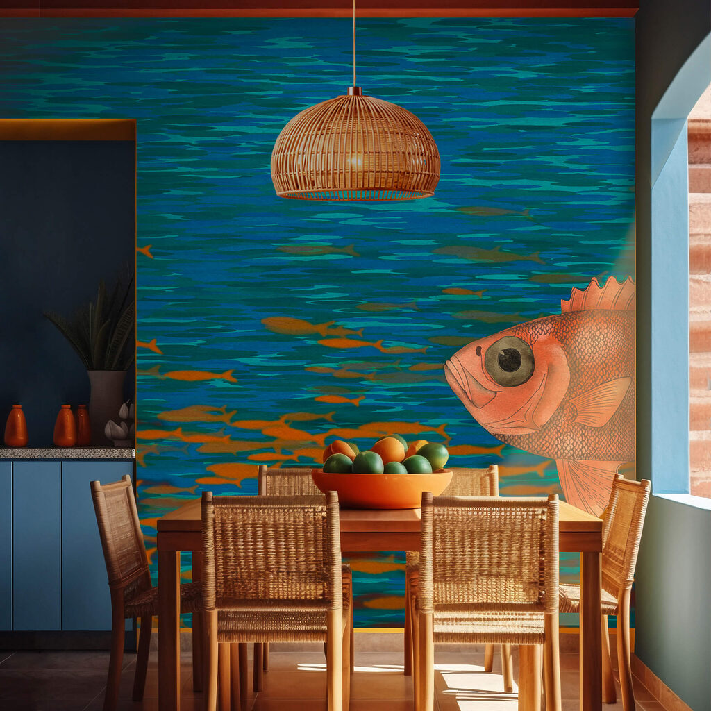 Zwei Fische im Wasser — Interieur 1