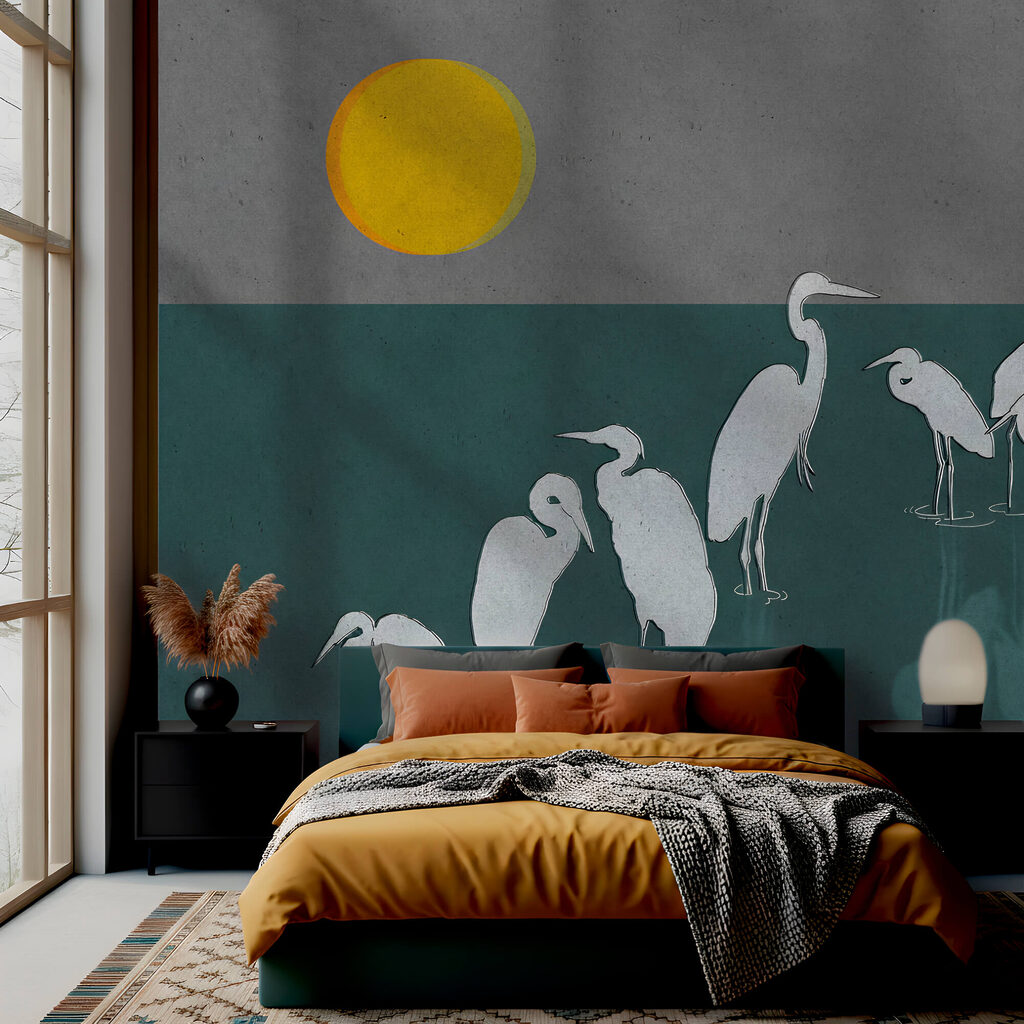 Reiher im Sonnenlicht — Interieur 2