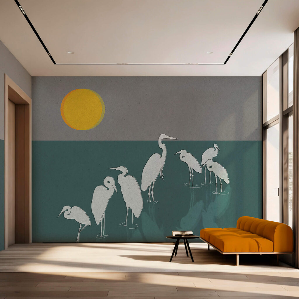 Reiher im Sonnenlicht — Interieur 1