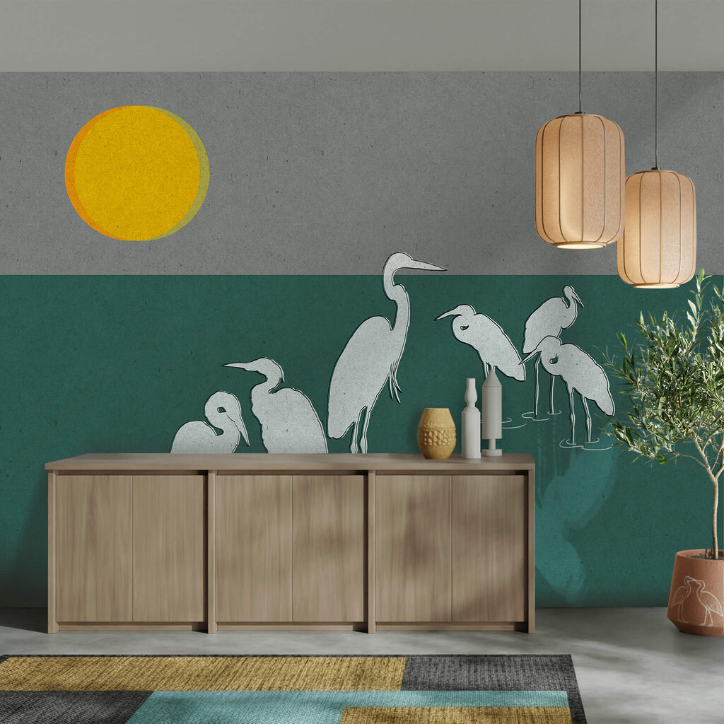 Reiher im Sonnenlicht — Interieur 3