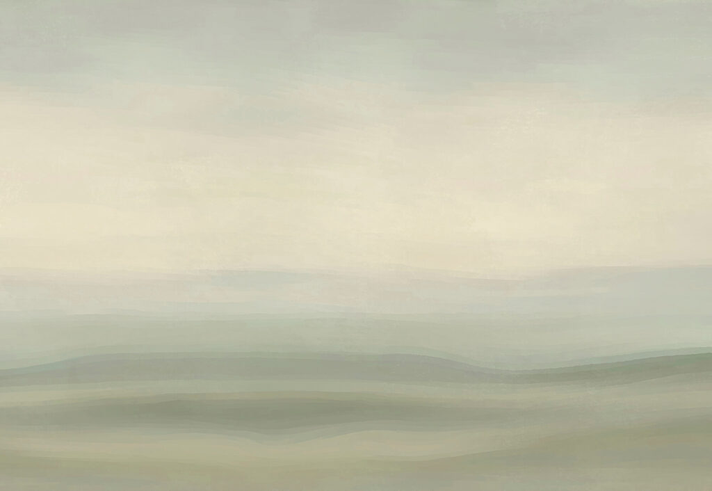 Landschaft in sanften Schichten — ganzes Design