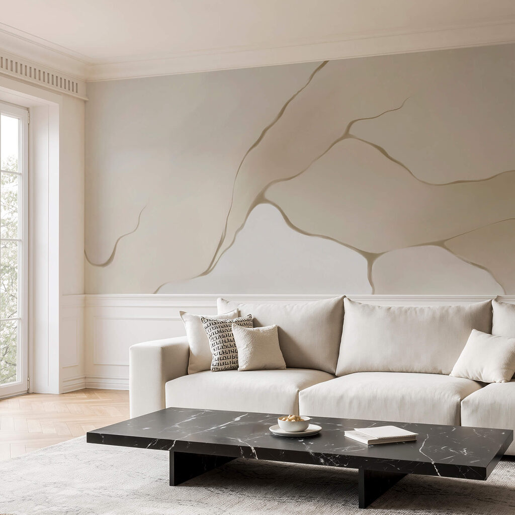 Feine braune Konturen — Interieur 3
