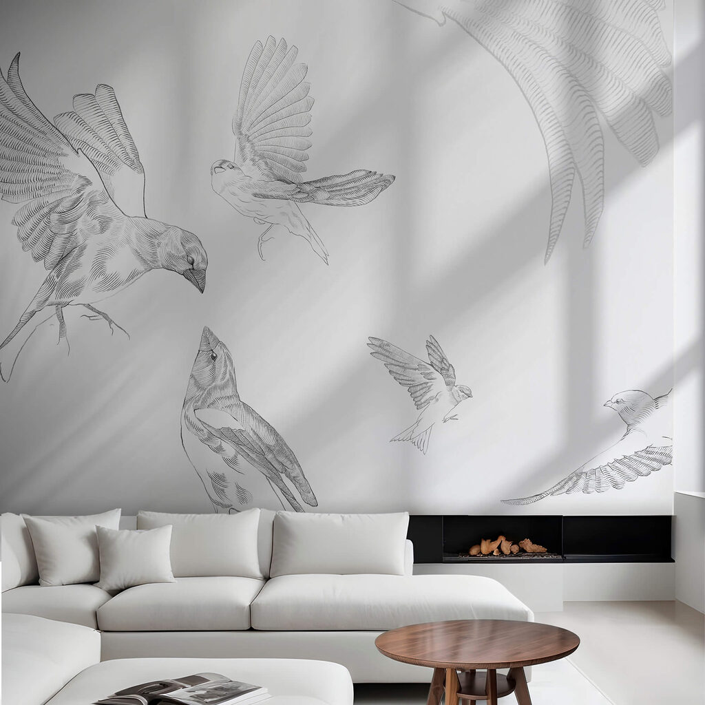 Vögel im Aufwind — Interieur 1