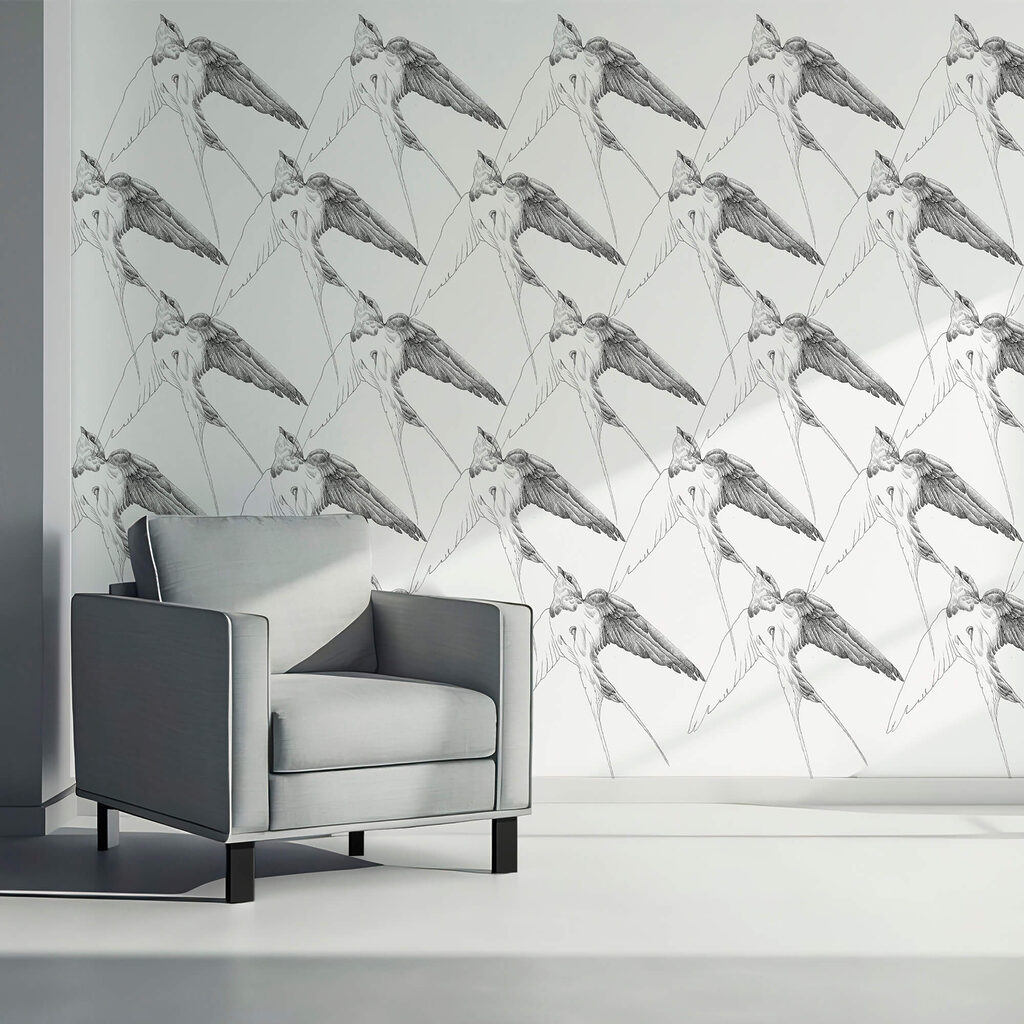 Vögel in Reihen — Interieur 3