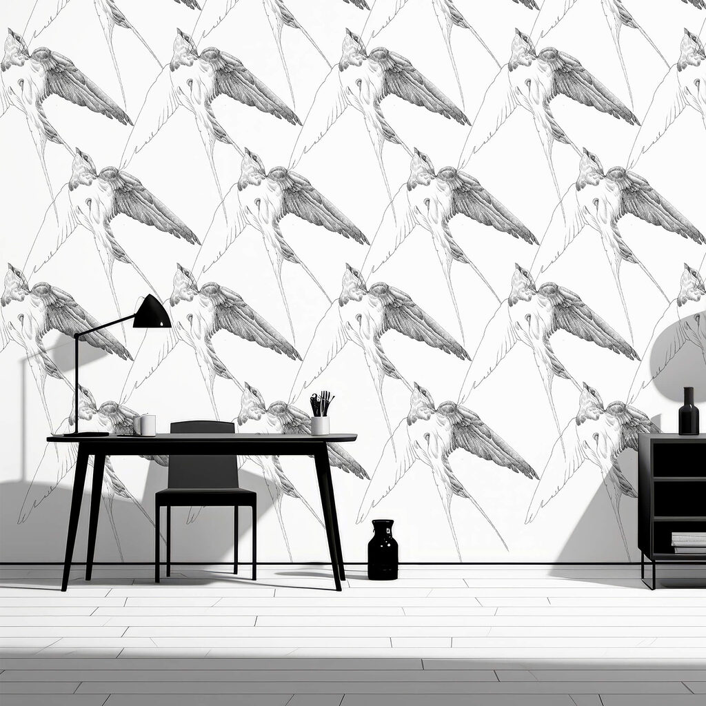 Vögel in Reihen — Interieur 1