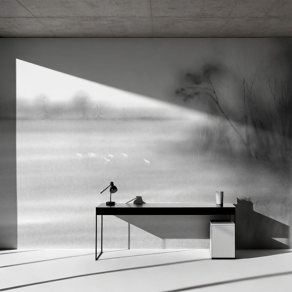 Ufer im Nebel — Interieur 1