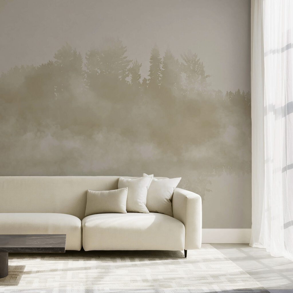 Waldinsel im Nebel — Interieur 2